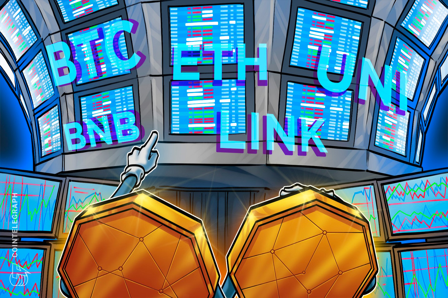 比特币（BTC）稳守11.8万美元关口，以太坊（ETH）、BNB、LINK、UNI力图延续山寨币涨势