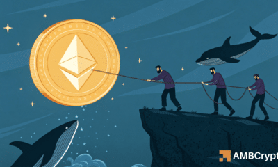 Ethereum faces $4,900 test – Could whales be key to its next price breakout?