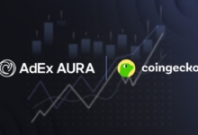 AdEx Partners with CoinGecko to Power AURA Web3 AI with Real-Time On-Chain Data