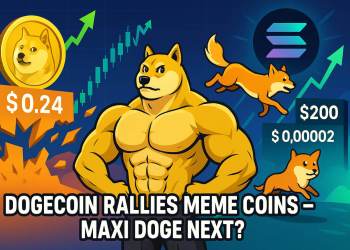 Dogecoin Sparks Meme Coin Surge as $SOL Passes $200 – Could Maxi Doge Ride the Wave?
