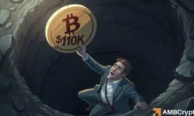 Bitcoin slips below $112K – Will $110K support hold or is more pain ahead?