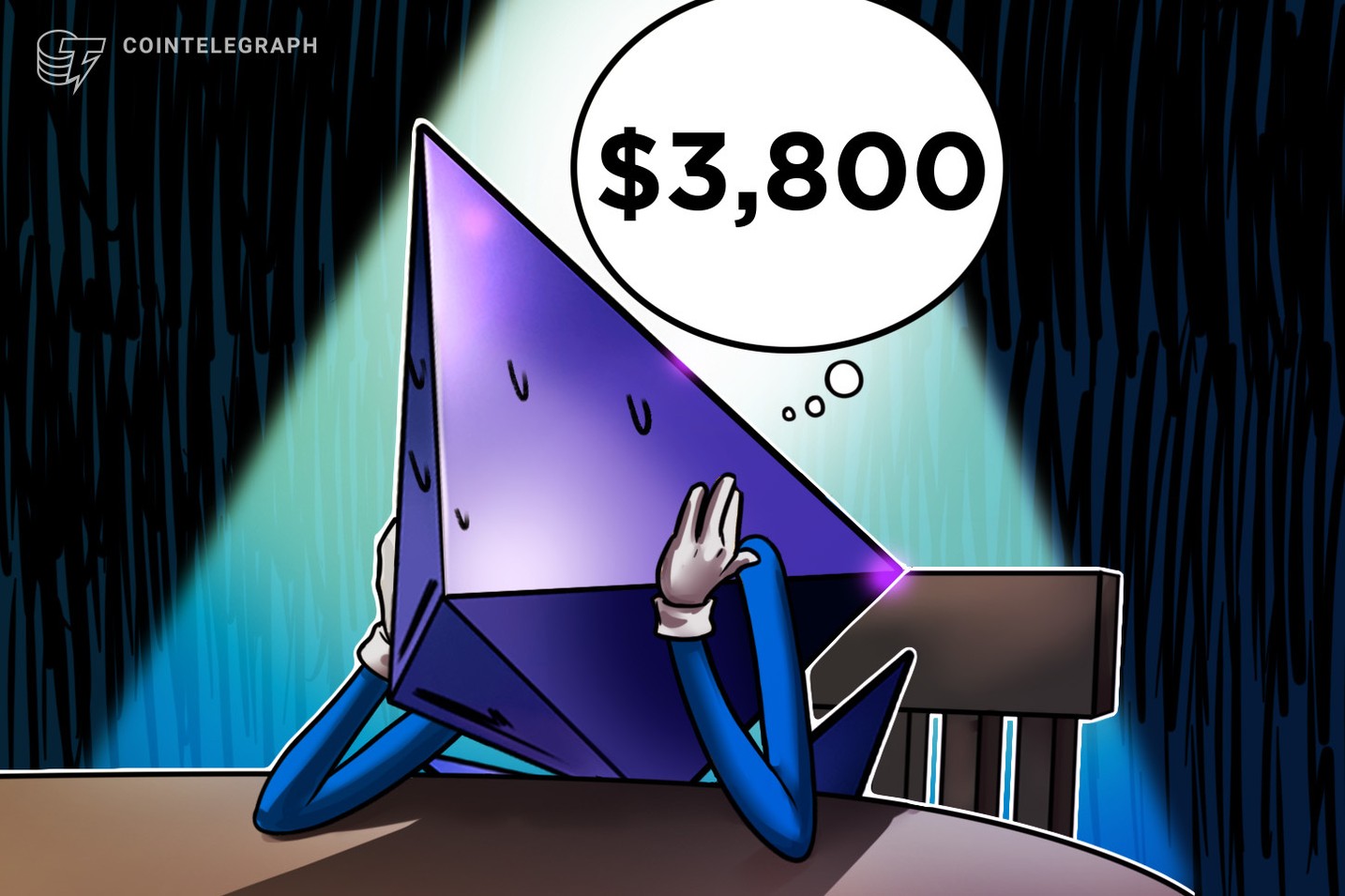 以太坊（ETH）缺乏更强机构需求，难以突破3800美元