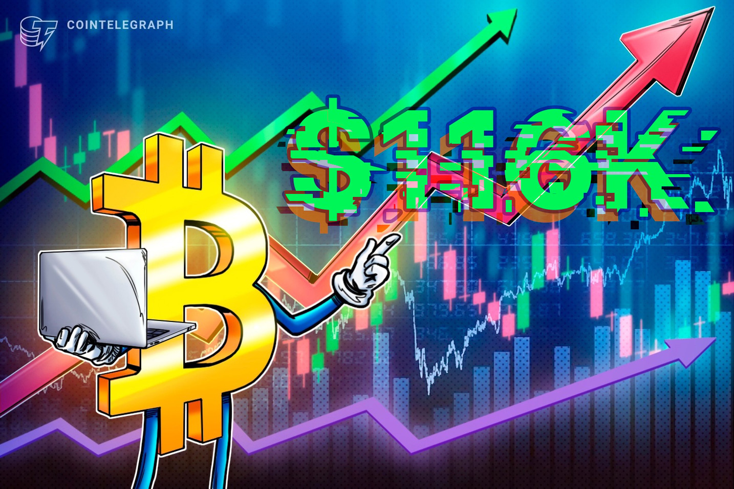 比特币(BTC)价格突破至117,000美元,空头遭清算,开启新历史高点
