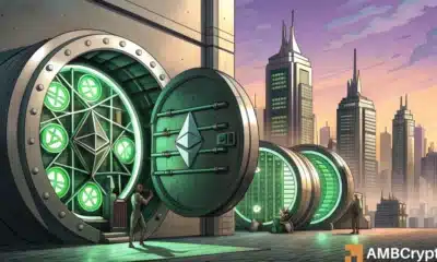 Ethereum treasuries top 3.7M ETH after public firms bet big on ETH reserves