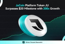 JuCoin Platform Token JU Surpasses $20 Milestone With 200x Growth