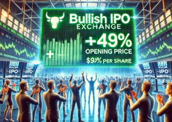 Crypto Exchange Bullish IPO: Shares Soar 143% On Debut, Opening At $90 Per Share