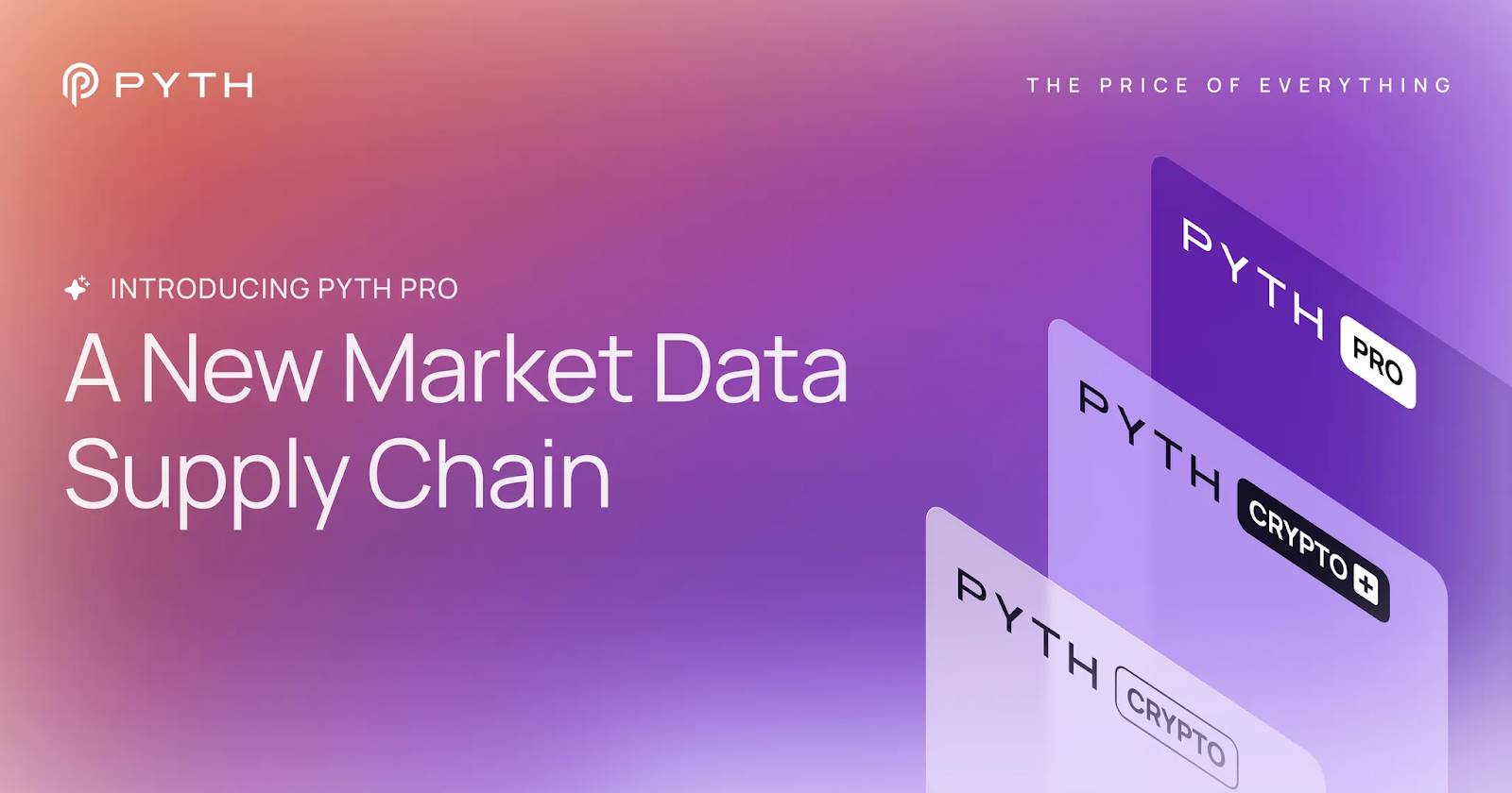 Pyth 宣布推出 Pyth Pro:重塑市场数据供应链