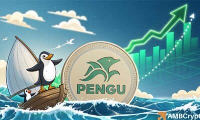 PENGU soars 18% after OpenSea partnership: Is $0.04 next?