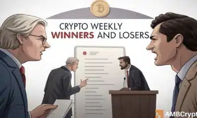 Crypto market’s weekly winners and losers – PUMP, ZEC, PI, CRO