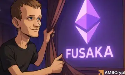 ‘Fusaka will fix this’: Vitalik Buterin unveils Ethereum’s scalability upgrade