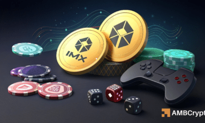 Immutable up 11% a day: Will IMX lead the gaming sector revival? - ambcrypto