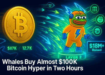 Whales Buy Almost $100K Bitcoin Hyper as Presale Surges Past $18M