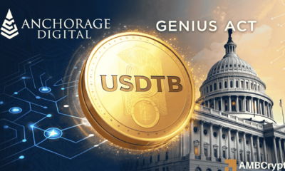 Anchorage takes control of USDtb: New era for GENIUS Act-compliant stablecoins?