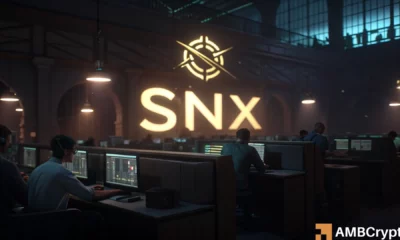 Why is SNX’s price down today? Profit-taking, weak bulls to blame