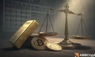 Gold peaks as Bitcoin falls – But Uptober isn’t dead yet