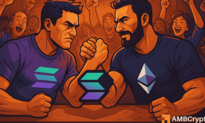 Solana overtakes Ethereum in DEX trading volume as liquidity surges