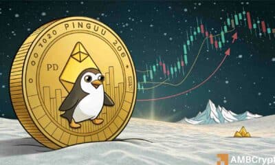 Smart investors love Pudgy Penguins – Is this the sign of a PENGU rally?