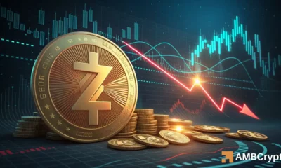 Zcash drops 10% after explosive rally – ZEC’s road ahead is unclear
