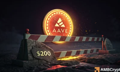 AAVE slips to $200: Watch THESE two support levels before any rebound