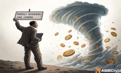 Crypto market’s weekly winners and losers – TEL, STRK, ICP, CC