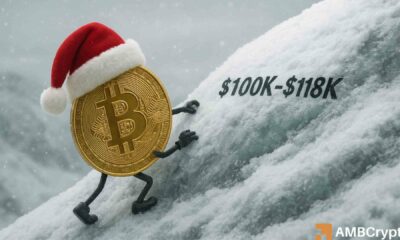 Analysts’ warning – Bitcoin unlikely to have ‘Santa rally’ in 2025