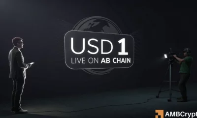 Why is AB’s price up today? Whales, USD1 rollout & more…