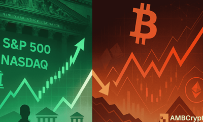 Stocks hold firm as crypto sells off—Why the two markets have suddenly diverged