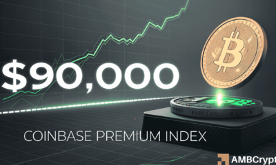 Bitcoin premium turns positive on Coinbase — signs of U.S. demand returning?