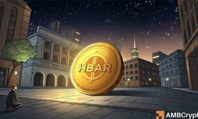 Hedera – Why $0.188 support is key for HBAR’s next move