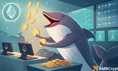 Une baleine d'Ethereum porte ses avoirs à 1,7 milliard de dollars : Ce mouvement affectera-t-il l'ETH ?