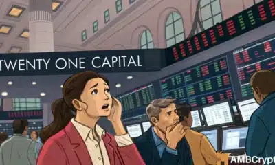 Twenty One Capital’s NYSE debut sees 20% fall – What scared investors?