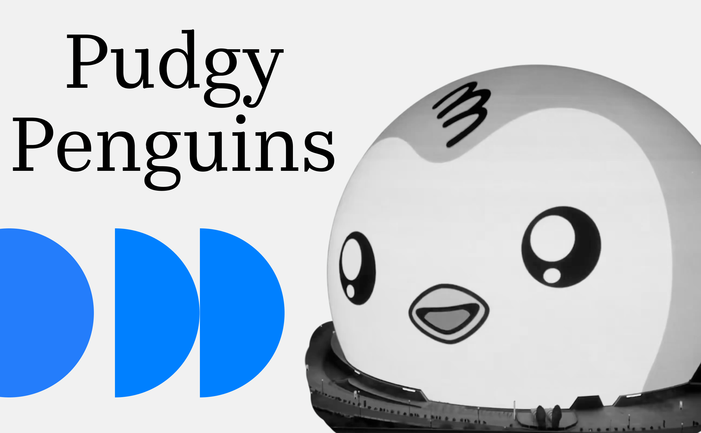Crypto Project Pudgy Penguins Appears on the Sphere Dome in Las Vegas