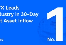 HTX Dẫn Đầu Với Dòng Tiền Ròng 583,7 Triệu USD Trong 30 Ngày Qua