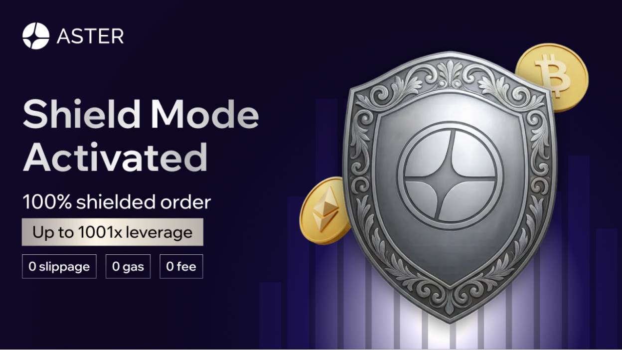 Aster Launches Shield Mode: A High-Performance Trading Protection Mode for On-Chain Traders