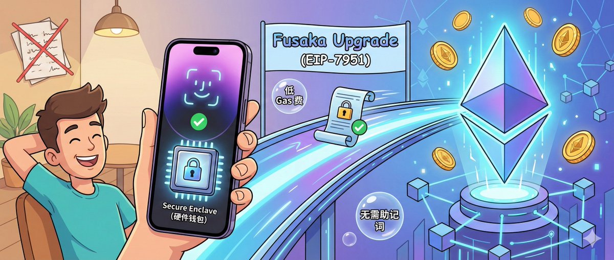 以太坊 Fusaka 升级里的「特洛伊木马」：如何把几十亿台手机变成硬件钱包？