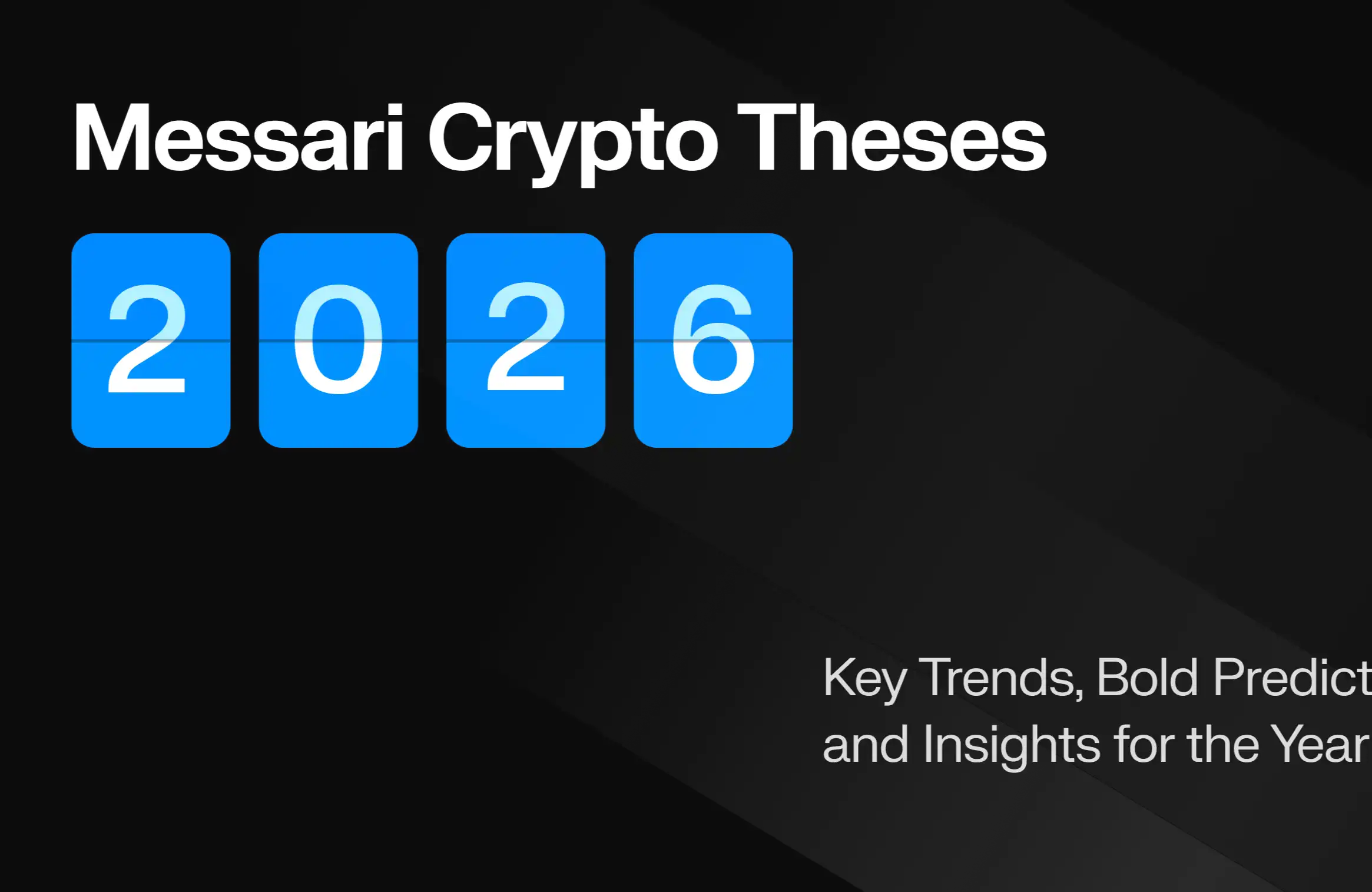 ¿Por qué colapsó completamente el sentimiento del mercado en 2025? Interpretación del informe anual de 100,000 palabras de Messari