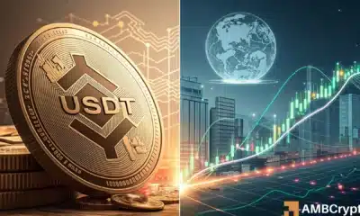 USDT moves $156B in small transfers as Tether eyes $500B valuation
