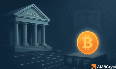 ¡Los bancos de EE. UU. ahora pueden intermediar operaciones de Bitcoin, Ethereum, XRP y Solana — ¡oficialmente!