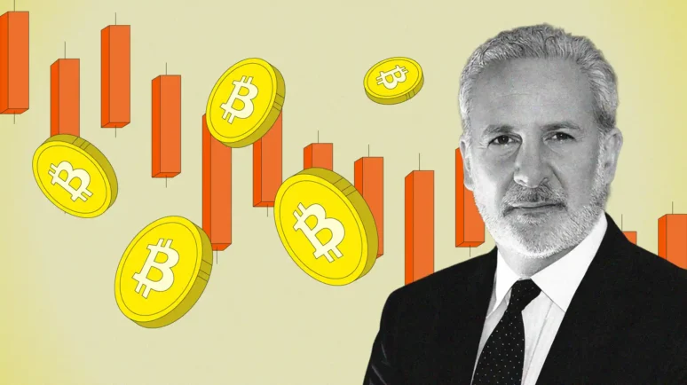 Peter Schiff advierte de una inminente caída de Bitcoin — Dice que EE.UU. se dirige hacia una 'crisis económica'