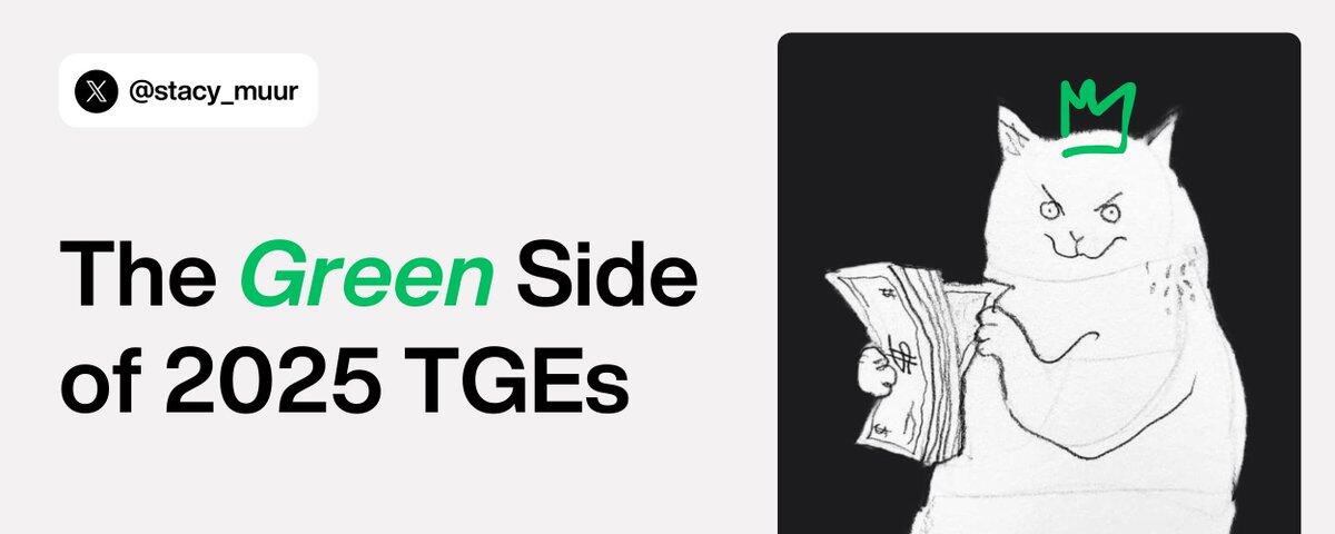 What are the characteristics and commonalities of tokens that have performed well after TGE in 2025?