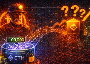 Un 'OG' de Bitcoin Traslada 100.000 Ethereum a Binance, Generando Dudas Sobre su Posicionamiento
