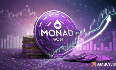 Monad up 19% a day – But is MON’s current rise sustainable?