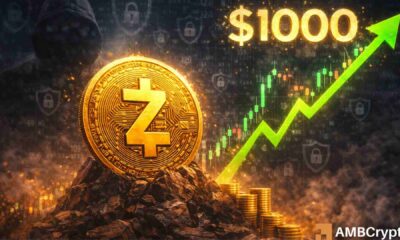 Zcash leads Q4 privacy rally – Analyst foresees ZEC at $1,000