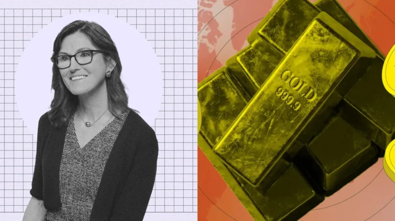 Le prix de l'or 'se dirige vers une chute', affirme Cathie Wood — Des niveaux de 'Grande Dépression' pour le faire baisser ?