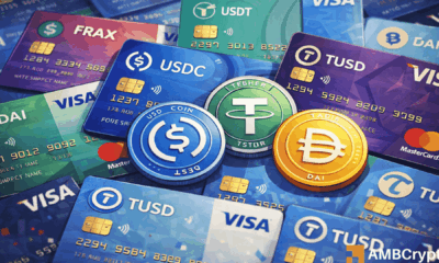 Crypto card payments overtake P2P stablecoin transfers: Artemis report