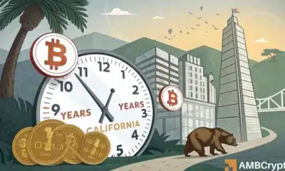 California’s new crypto law puts 3-year timer on unclaimed Bitcoin