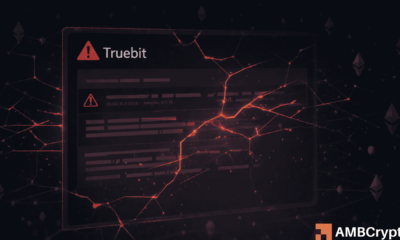 Truebit协议确认安全事件，漏洞利用导致超2600万美元ETH流失