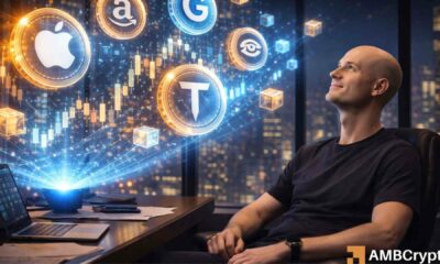 CEO Coinbase Sebut Saham Tokenisasi 'Tak Terhindarkan' di Tengah Ketidakpastian UU CLARITY