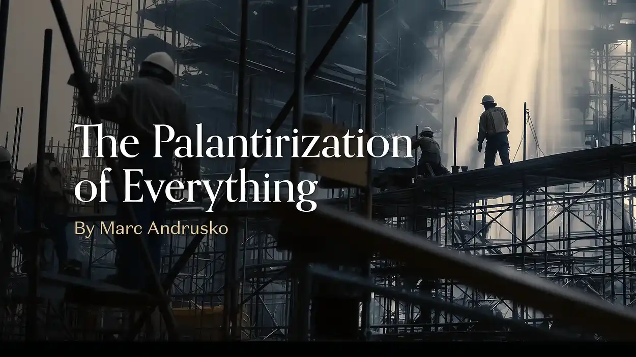 a16z: Behind the Palantir-ization of Everything, a Doomed Imitation Show
