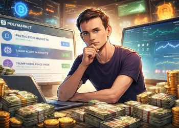 Pendiri Ethereum Buterin Meraup $70.000 di Polymarket Tahun Lalu, Begini Caranya